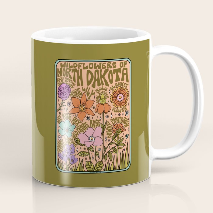North Dakota Wildflowers Coffee Mug Gallery Image 1
