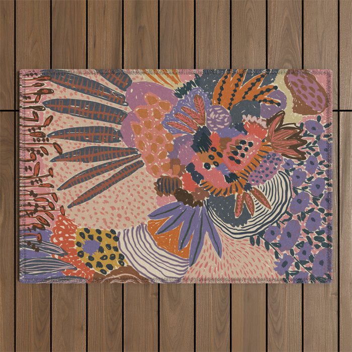 In Bloom #1 Outdoor Rug Gallery Image 1