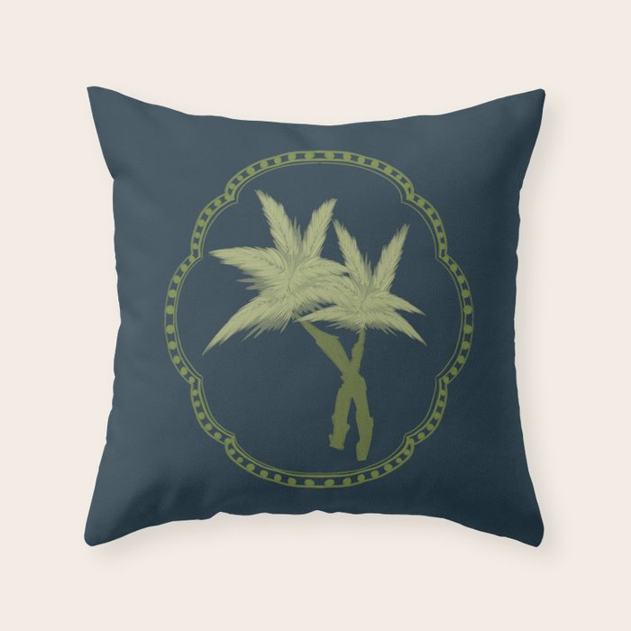 Delicate Palm Throw Pillow Gallery Image 6