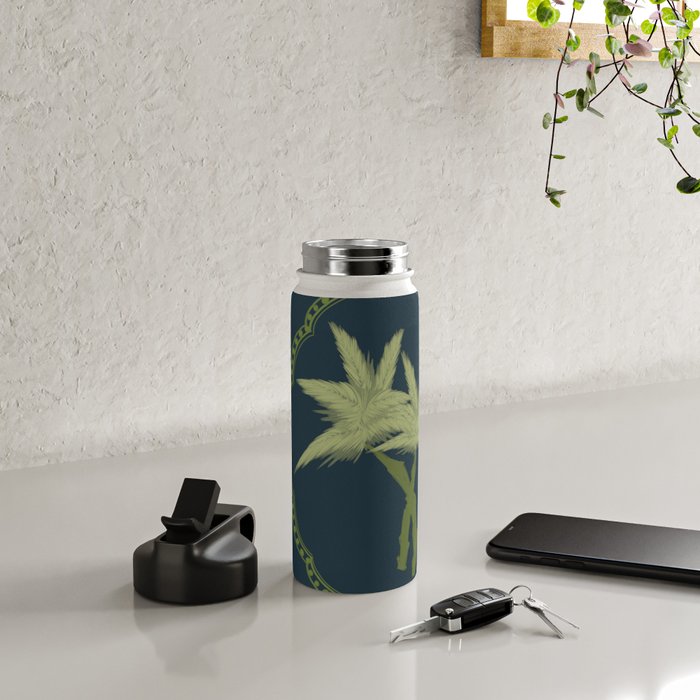 Delicate Palm Water Bottle Gallery Image 4