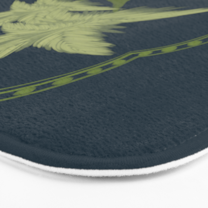 Delicate Palm Bath Mat Gallery Image 3