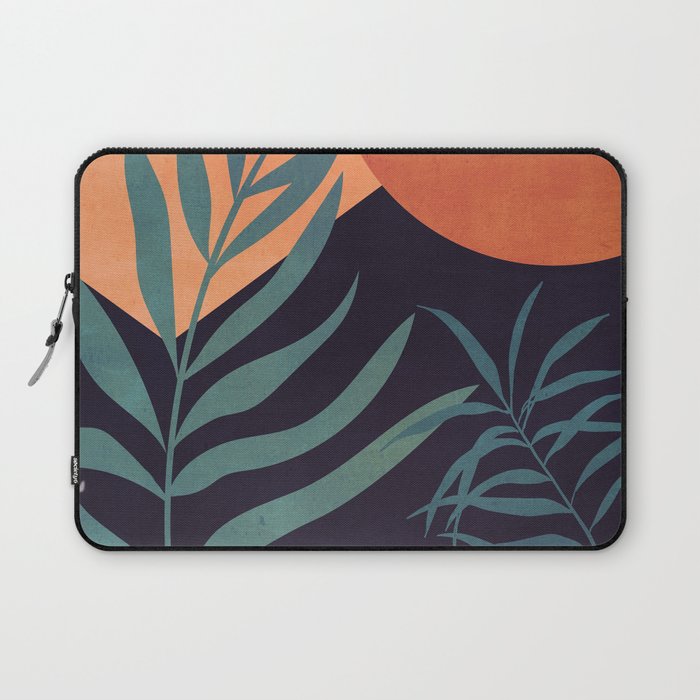 Abstract Art Tropical Leaves 16 Laptop Sleeve Gallery Image 1
