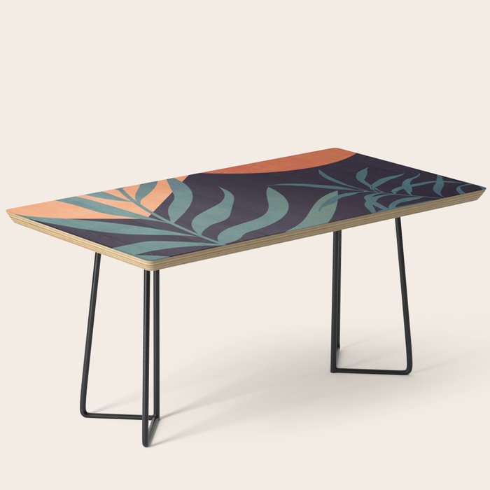 Abstract Art Tropical Leaves 16 Coffee Table Gallery Image 1