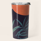 Abstract Art Tropical Leaves 16 Travel Mug Gallery Image 2