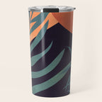 Abstract Art Tropical Leaves 16 Travel Mug Gallery Image 1