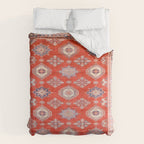 Red Divine Vines Duvet Cover Gallery Image 6