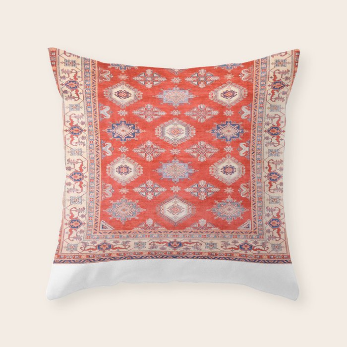 Red Divine Vines Throw Pillow Gallery Image 6