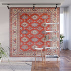 Red Divine Vines Wall Mural Gallery Image 1