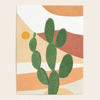 Abstract Cactus II Poster Gallery Image 4