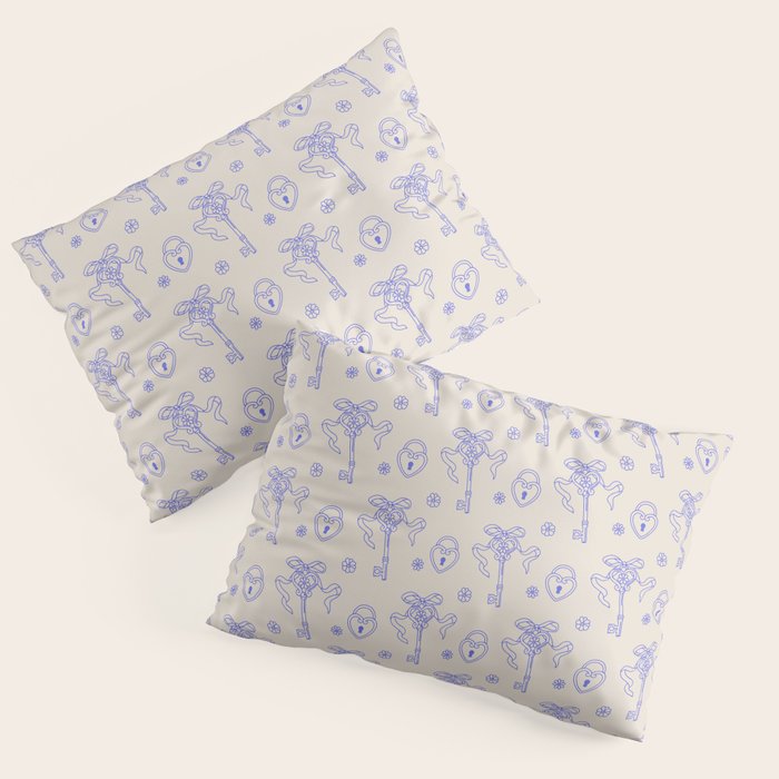 Whimsy Key Pillow Sham Gallery Image 1
