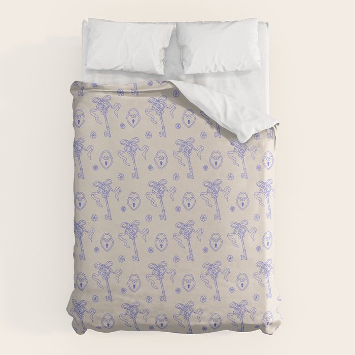 Whimsy Key Duvet Cover Gallery Image 1