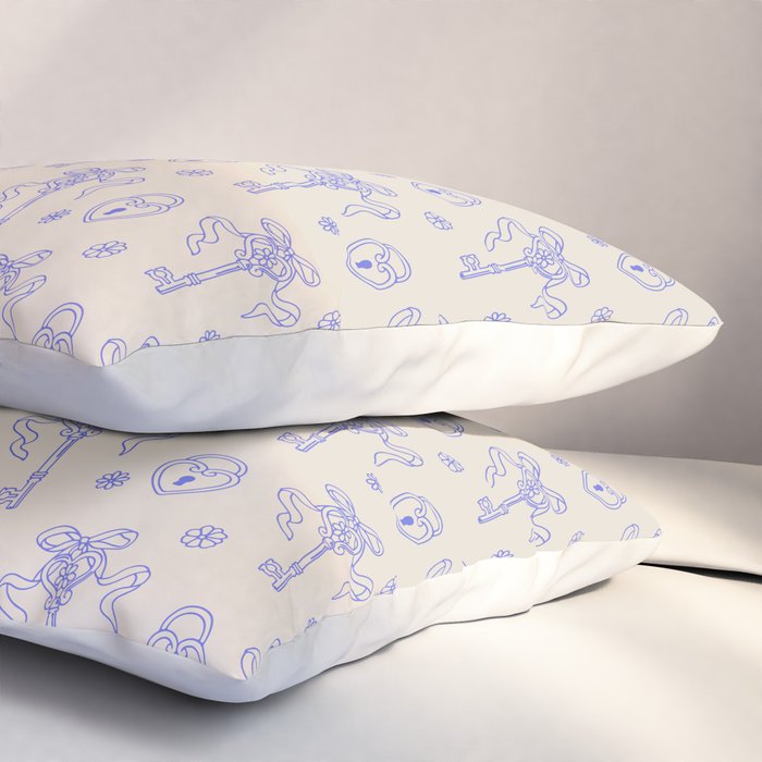Whimsy Key Pillow Sham Gallery Image 3