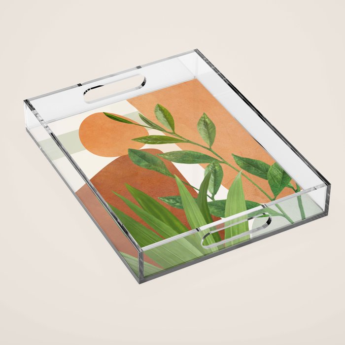 Nature Geometry X Acrylic Tray Gallery Image 1
