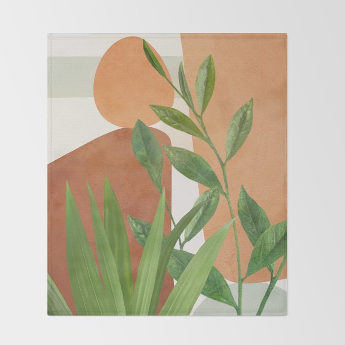 Nature Geometry X Throw Blanket Gallery Image 2