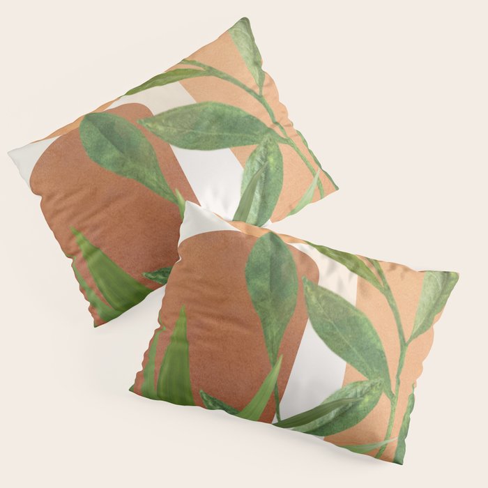 Nature Geometry X Pillow Sham Gallery Image 1