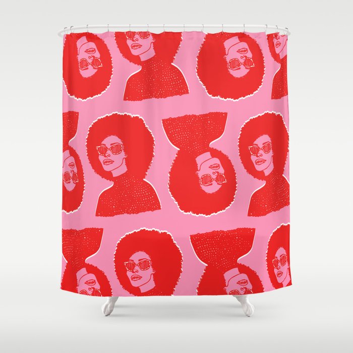 Kara Pattern Shower Curtain Gallery Image 1