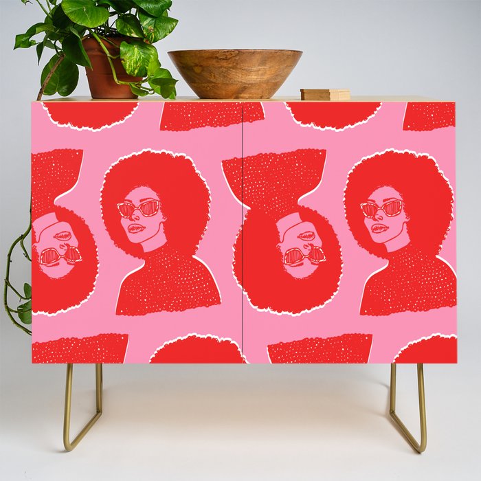 Kara Pattern Credenza Gallery Image 1
