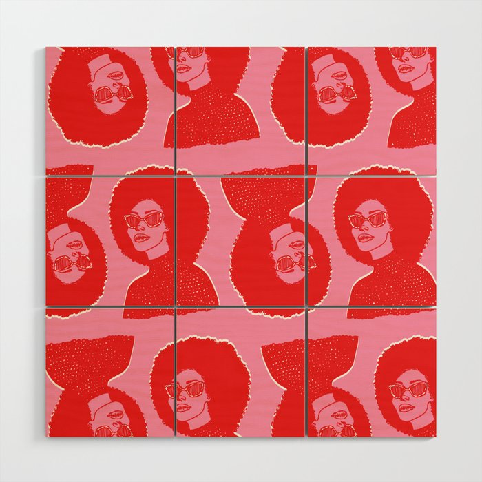 Kara Pattern Wood Wall Art Gallery Image 1