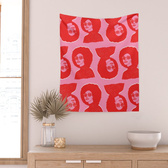 Kara Pattern Wall Tapestry Gallery Image 2