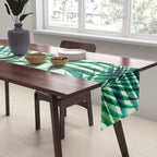 Tropical Fronds Abstract Design Table Runner Gallery Image 2