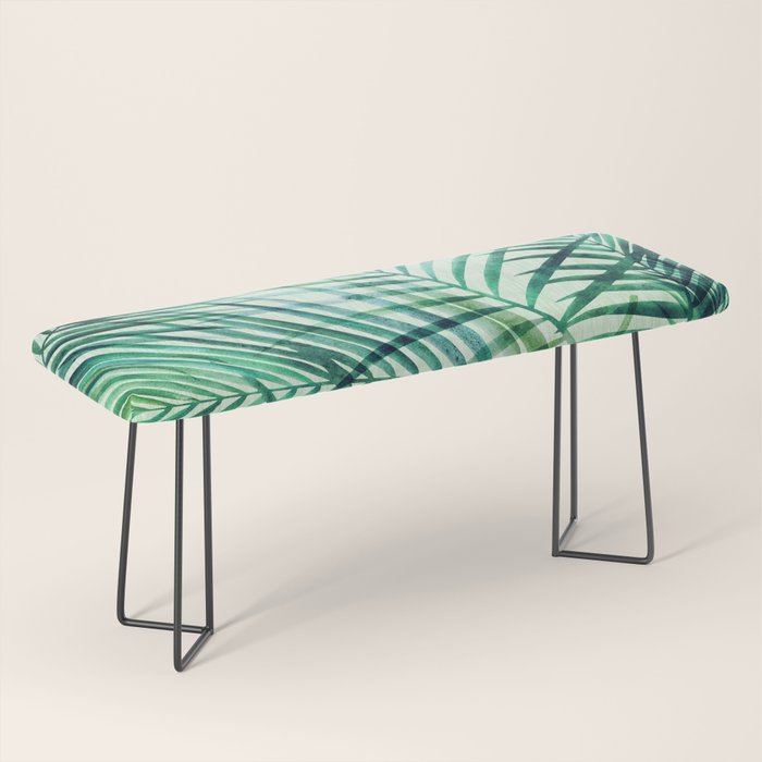 Tropical Fronds Abstract Design Bench Gallery Image 1