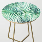 Tropical Fronds Abstract Design Side Table Gallery Image 2