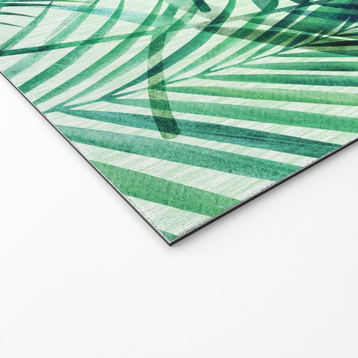 Tropical Fronds Abstract Design Welcome Mat Gallery Image 2