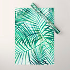 Tropical Fronds Abstract Design Wrapping Paper Gallery Image 1