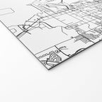 Tampa White Map Welcome Mat Gallery Image 2