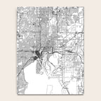 Tampa White Map Notebook Gallery Image 4