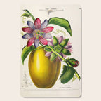 Passionflower and passionfruit from "Flore dâAmÃ©rique" by Ãtienne Denisse, 1840s Cutting Board Gallery Image 1