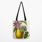 Passionflower and passionfruit from "Flore dâAmÃ©rique" by Ãtienne Denisse, 1840s Tote Bag Gallery Image 2