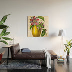 Passionflower and passionfruit from "Flore dâAmÃ©rique" by Ãtienne Denisse, 1840s Wood Wall Art Gallery Image 2