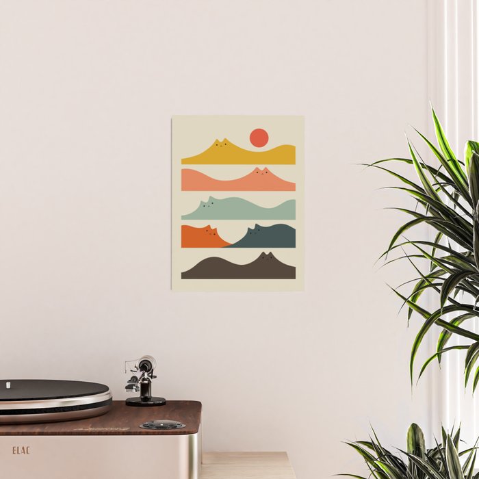 Cat Landscape 141 Poster Gallery Image 2