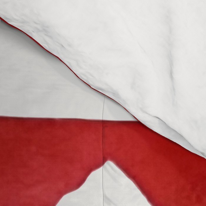 Red Triangle Lines Comforter Gallery Image 4