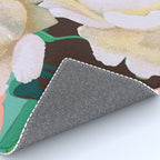 Tropical & White Blossom #painting #tropical #botanical Rug Gallery Image 4