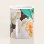 Tropical & White Blossom #painting #tropical #botanical Coffee Mug Gallery Image 4