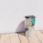 Tropical & White Blossom #painting #tropical #botanical Travel Mug Gallery Image 4