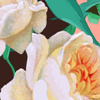 Tropical & White Blossom #painting #tropical #botanical Coffee Mug Gallery Image 2