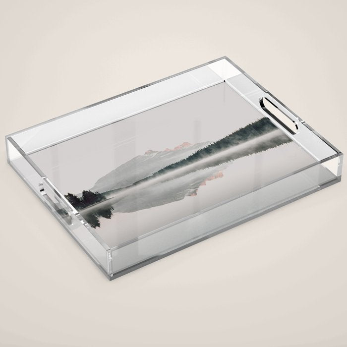 Misty Lake Acrylic Tray Gallery Image 1