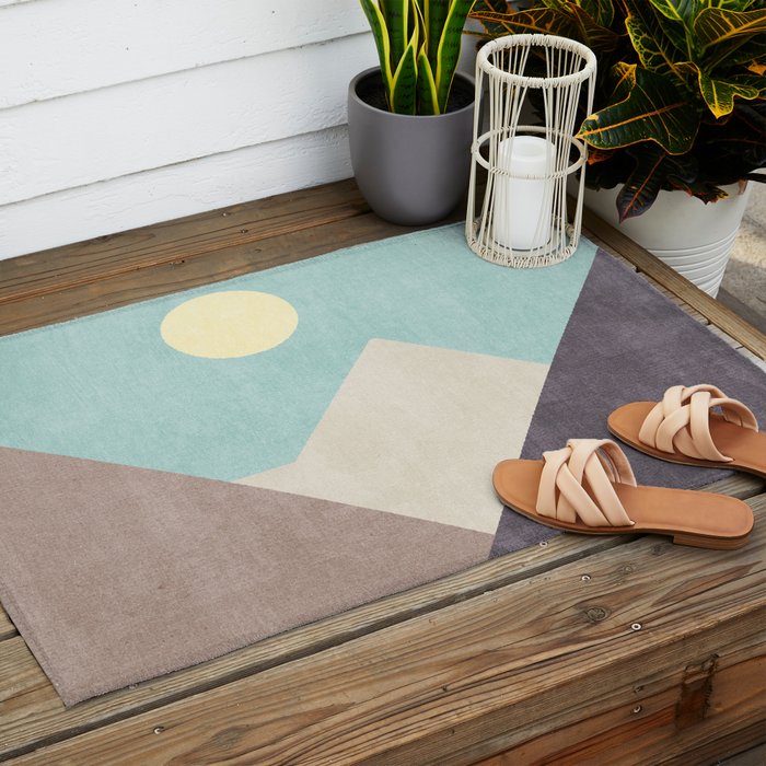 LANDSHAPES / Mountains - Day Outdoor Rug Gallery Image 2