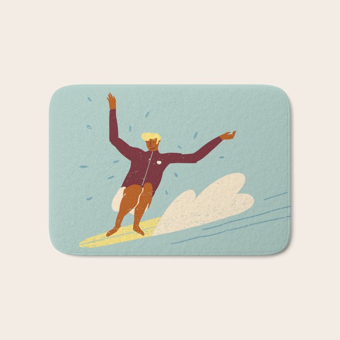 Surf buddy Bath Mat Gallery Image 1