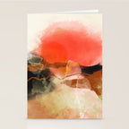 peachy sun Stationery Card Gallery Image 2