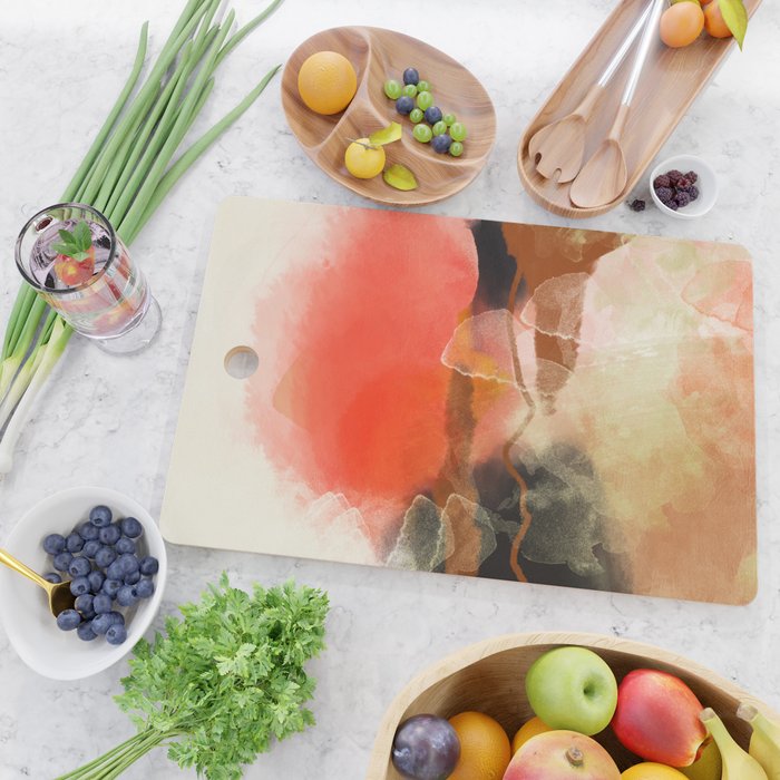peachy sun Cutting Board Gallery Image 2