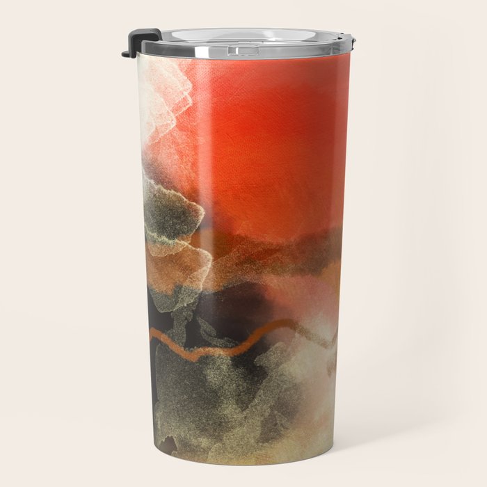 peachy sun Travel Mug Gallery Image 3