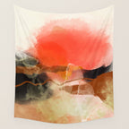 peachy sun Wall Tapestry Gallery Image 4