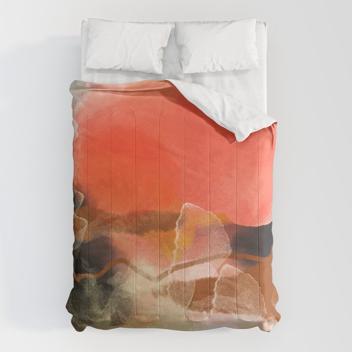 peachy sun Comforter Gallery Image 6