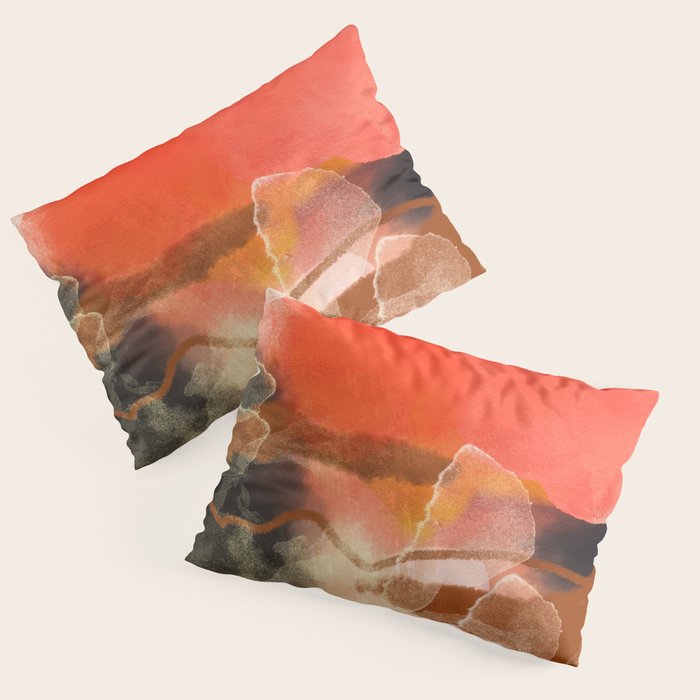 peachy sun Pillow Sham Gallery Image 3
