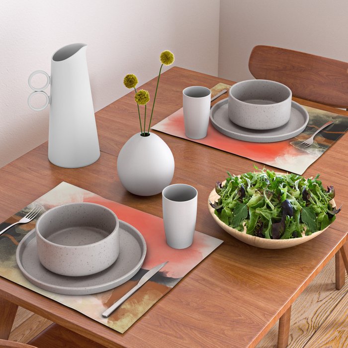 peachy sun Placemat Gallery Image 2