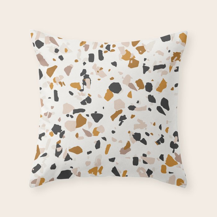 TERRAZZO NATURAL Throw Pillow Gallery Image 6
